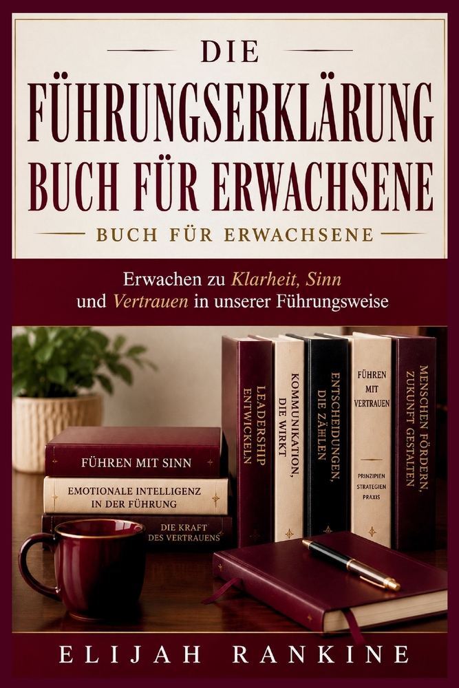 Die Führungserklärung Buch Für Erwachsene: Erwachen zu Klarheit, Sinn und Vertrauen in unserer Führungsweise cover
