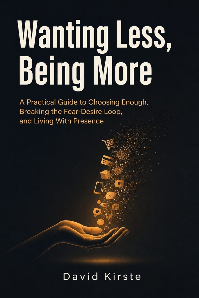 Wanting Less, Being More: A Practical Guide to Choosing Enough, Breaking the Fear-Desire Loop, and Living With Presence cover