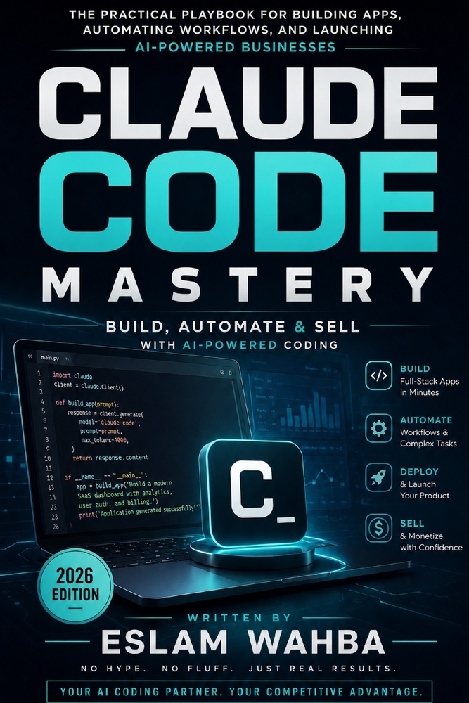Claude Code Mastery: Build, Automate & Sell with AI-Powered Coding cover