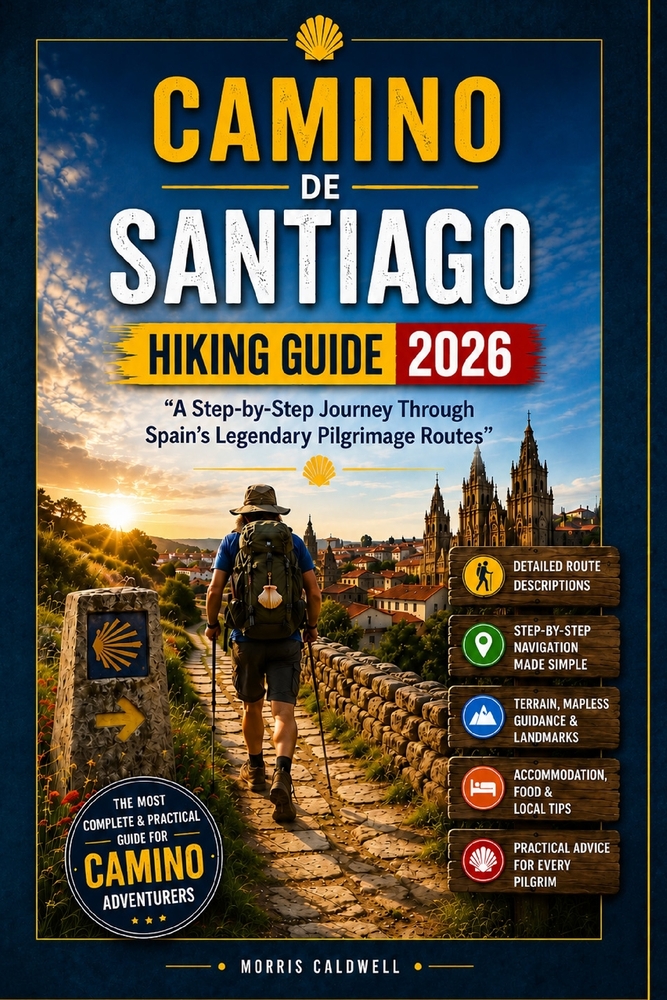 Camino de Santiago Hiking Guide 2026: "A Step-by-Step Journey Through Spain's Legendary Pilgrimage Routes" cover