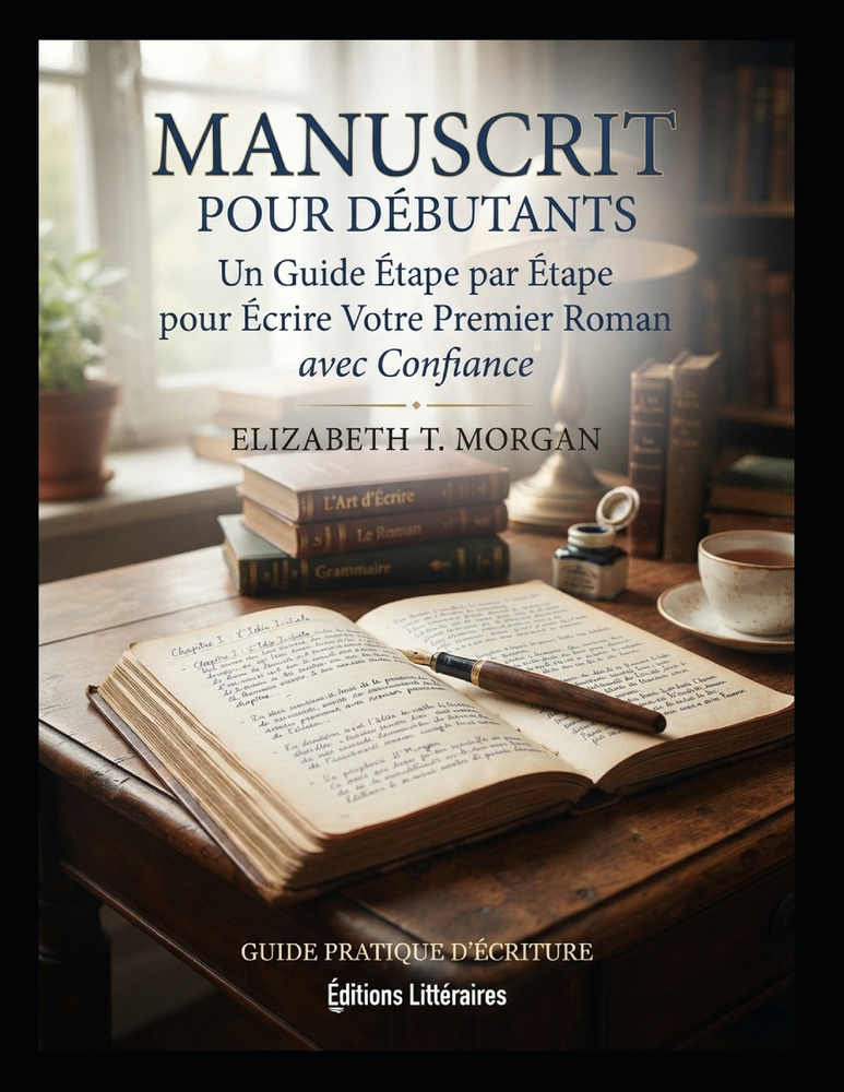 Manuskript pour débutants: guide étape par étape pour écrire votre premier roman avec confiance cover