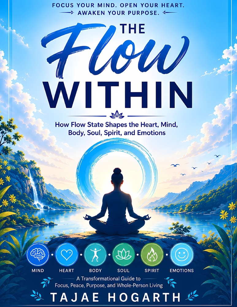 The Flow Within: How Flow State Shapes the Heart, Mind, Body, Soul, Spirit, and Emotions: A Transformational Guide to Focus, Peace, Purpose, Creativit cover