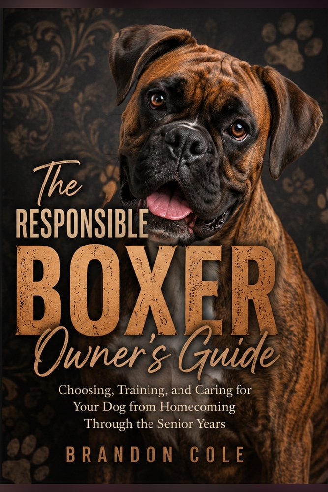 The Responsible Boxer Owner's Guide: Choosing, Training, and Caring for Your Dog from Homecoming Through the Senior Years cover