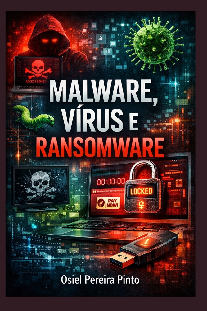 Malware, Vírus e Ransomware cover
