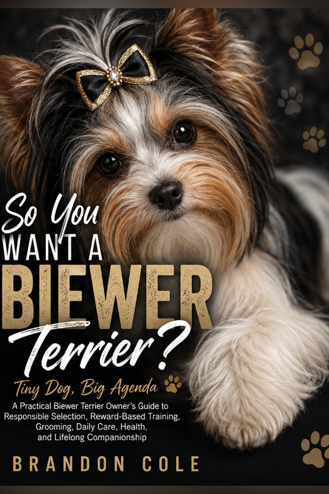 So You Want a Biewer Terrier? Tiny Dog, Big Agenda: A Practical Biewer Terrier Owner's Guide to Responsible Selection, Reward-Based Training, Grooming cover