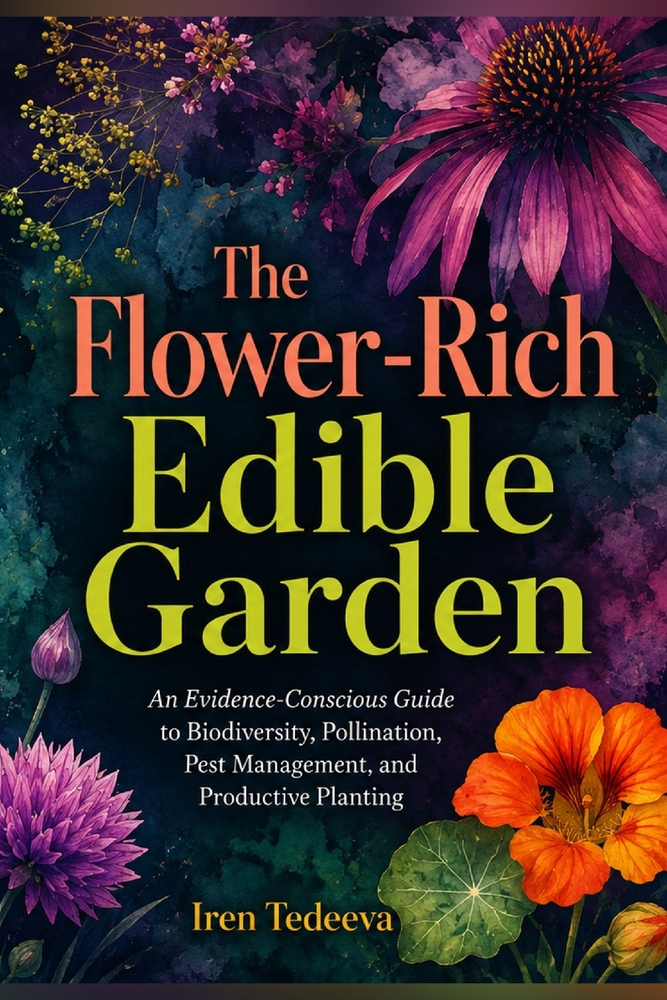 The Flower-Rich Edible Garden: An Evidence-Conscious Guide to Biodiversity, Pollination, Pest Management, and Productive Planting cover