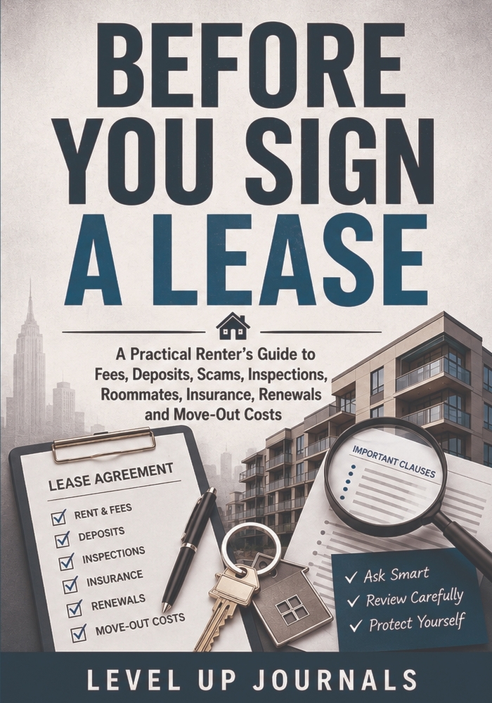 Before You Sign a Lease: A Practical Renter's Guide to Fees, Deposits, Scams, Inspections, Roommates, Insurance, Renewals and Move-Out Costs cover