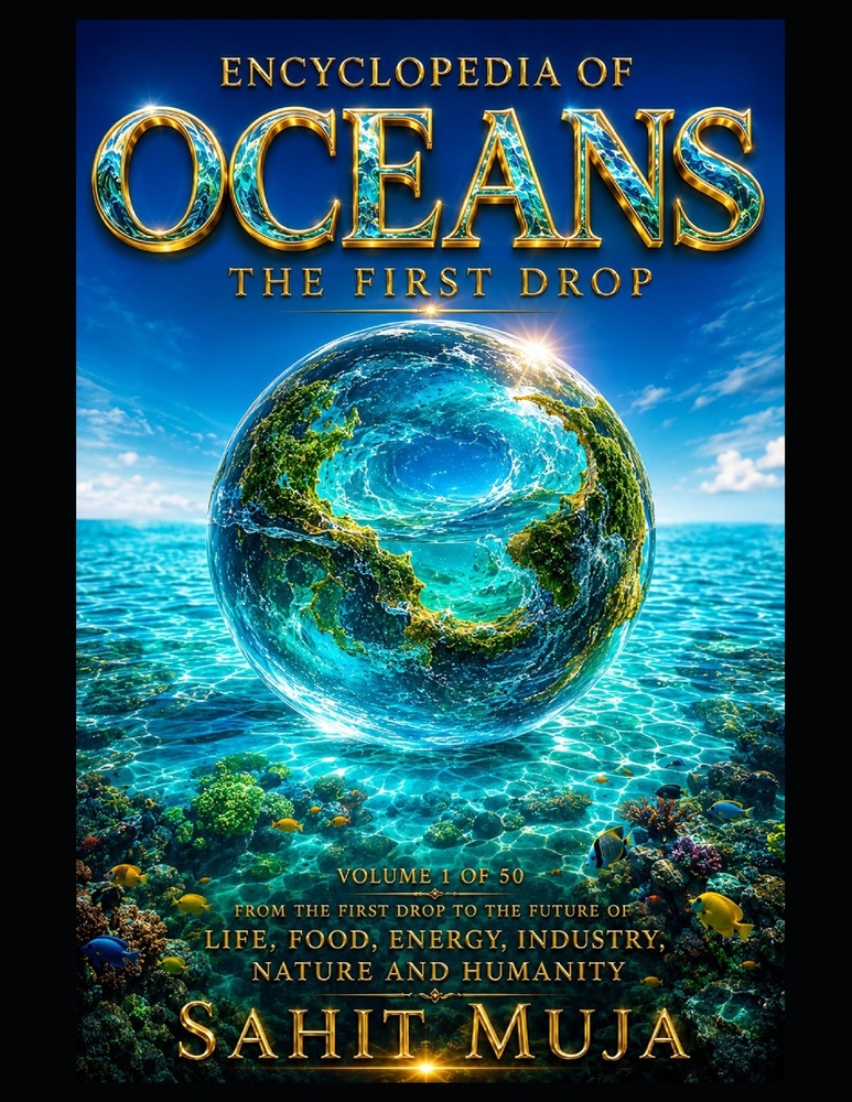 Encyclopedia of Oceans: The First Drop: Volume 1 of 50 from the First Drop to the Future of Life Food Energy Industry Nature and Humanity cover