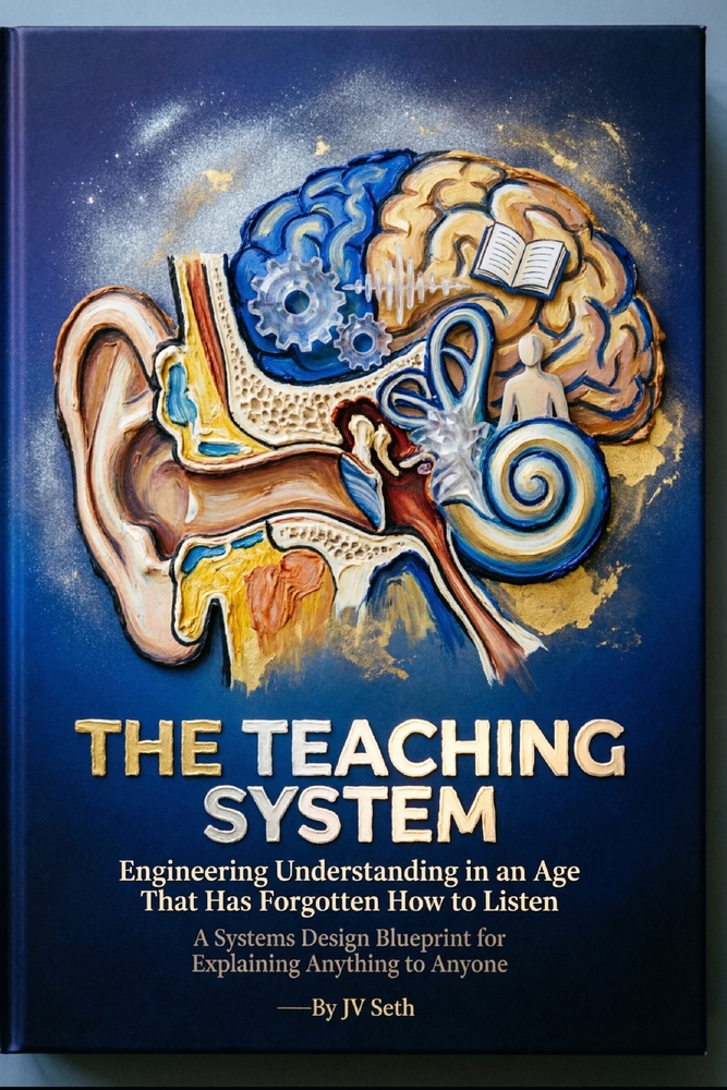 THE TEACHING SYSTEM Engineering Understanding in an Age That Has Forgotten How to Listen: A Systems Design Blueprint for Explaining Anything to Anyone cover