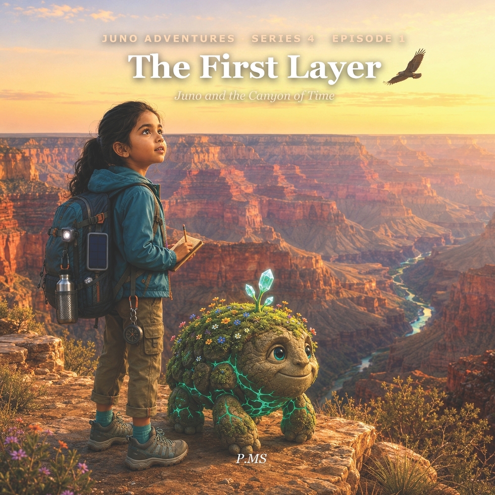 The First Layer: A Juno and Pebble Grand Canyon Adventure (Juno and the Canyon of Time - Book 1) cover