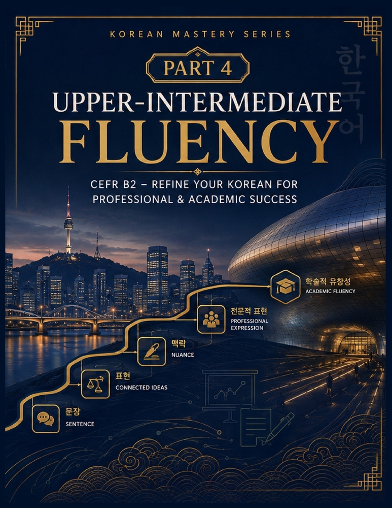 Korean Mastery Series: Intermediate Grammar & Extended Communication: CEFR B1 - Connect, Express, and Communicate in Korean with Confidence cover