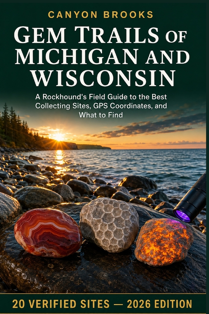 Gem Trails of Michigan and Wisconsin: A Rockhound's Field Guide to the Best Collecting Sites, GPS Coordinates, and What to Find - Lake Superior Agates cover