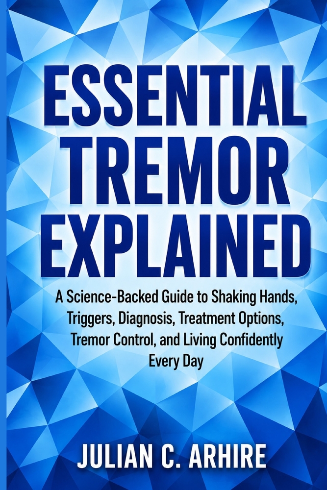 Essential Tremor Explained: A Science-Backed Guide to Shaking Hands, Triggers, Diagnosis, Treatment Options, Tremor Control, and Living Confidently Ev cover
