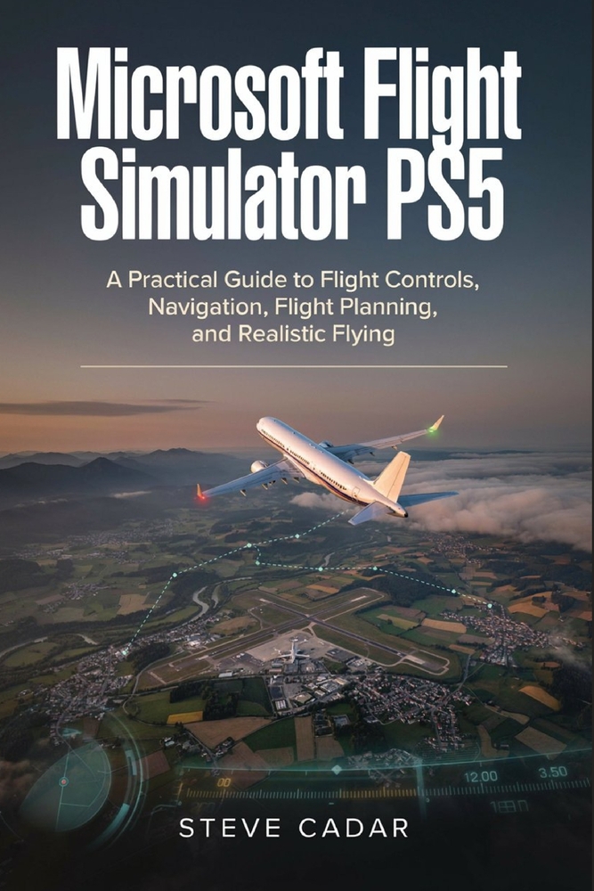 Microsoft Flight Simulator PS5: A Practical Guide to Flight Controls, Navigation, Flight Planning, and Realistic Flying cover