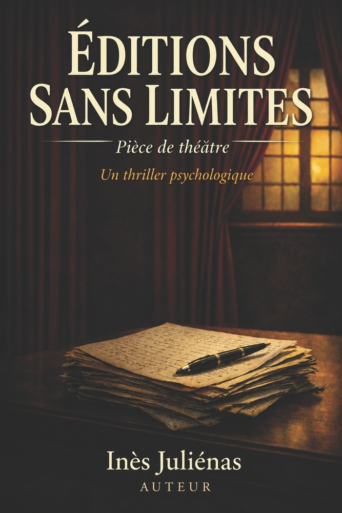 Éditions Sans Limites: Thriller psychologique - Pièce de théâtre à suspense - 15 scènes - 4 personnages cover