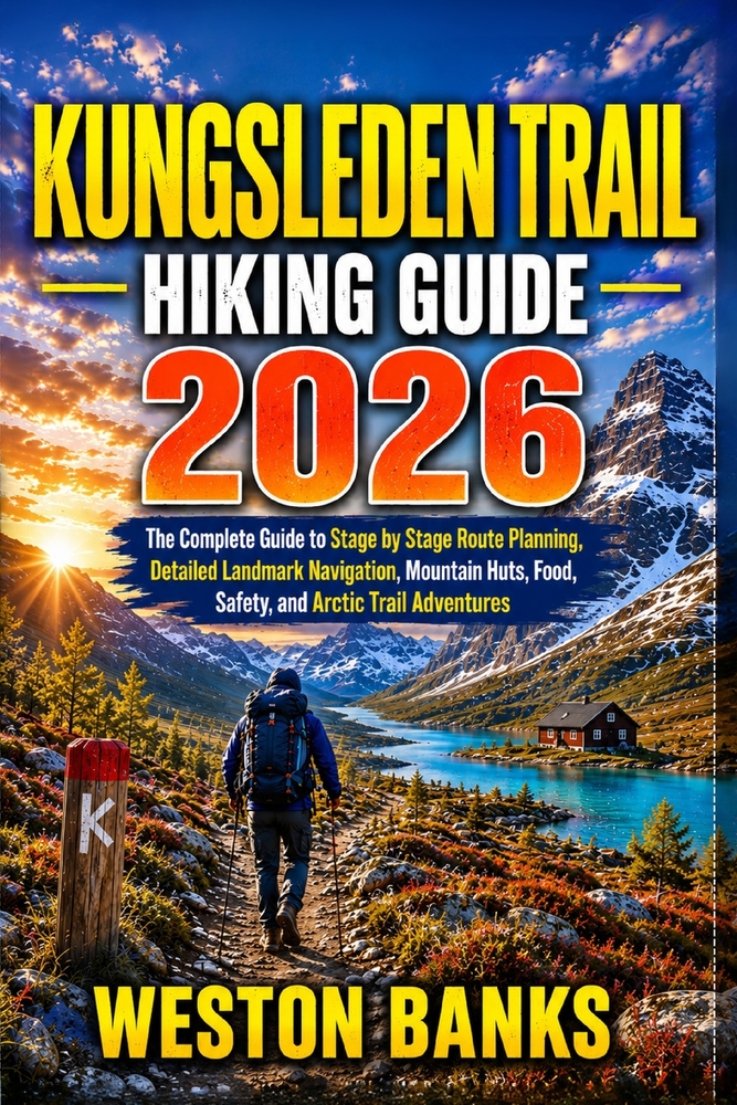 Kungsleden Trail Hiking Guide 2026: The Complete Guide to Stage by Stage Route Planning, Detailed Landmark Navigation, Mountain Huts, Food, Safety, an cover