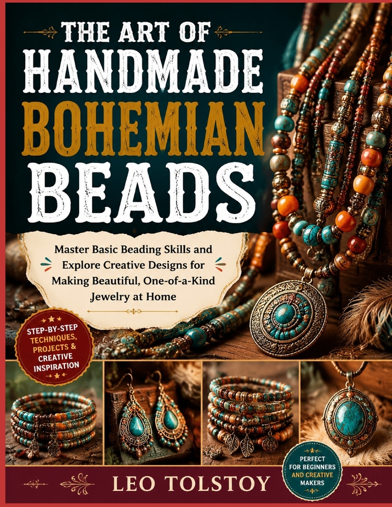 The Art of Handmade Bohemian Beads: Master Basic Beading Skills and Explore Creative Designs for Making Beautiful, One-of-a-Kind Jewelry at Home cover