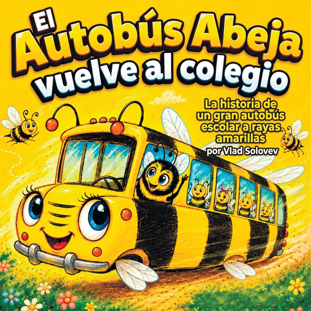 El Autobús Abeja vuelve al colegio: La historia de un gran autobús escolar a rayas amarillas cover