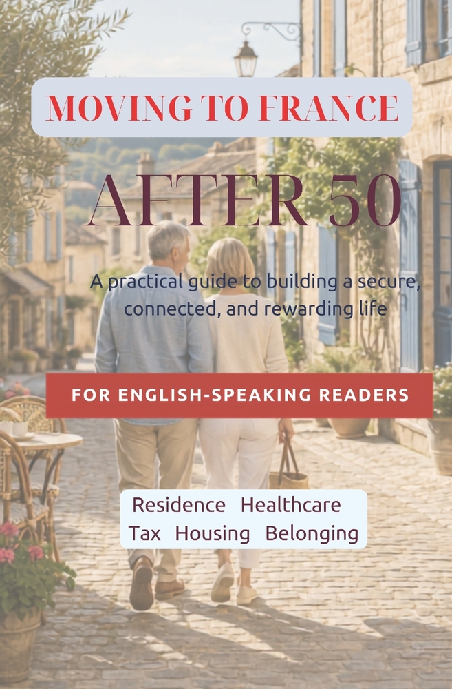 Moving to France After 50: A practical guide to building a secure, connected, and rewarding life FOR ENGLISH-SPEAKING READERS Decision - Residence - H cover