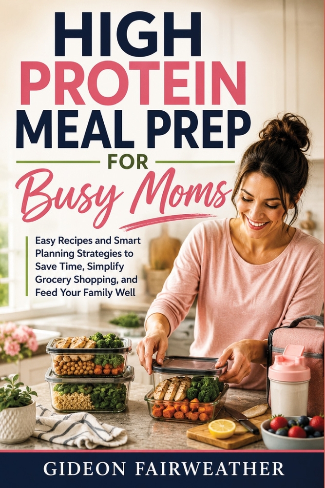 High Protein Meal Prep for Busy Moms: Easy Recipes and Smart Planning Strategies to Save Time, Simplify Grocery Shopping, and Feed Your Family Well cover