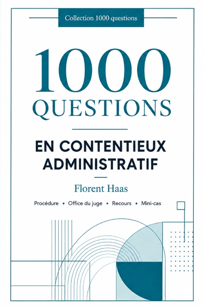 1000 questions en contentieux administratif cover