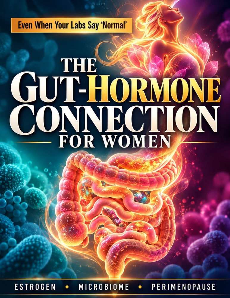The Gut-Hormone Connection for Women: Balance Estrogen, Heal Your Gut Microbiome & End Perimenopause Bloating, Belly Fat and Brain Fog - Even When You cover