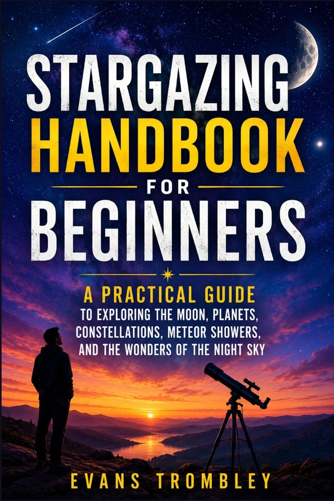 Stargazing Handbook for Beginners: A Practical Guide to Exploring the Moon, Planets, Constellations, Meteor Showers, and the Wonders of the Night Sky cover