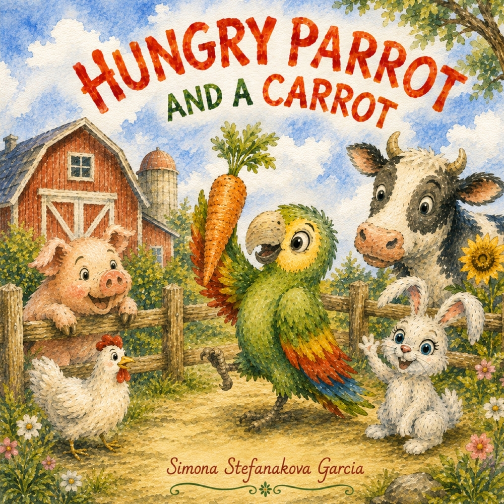 Hungry Parrot and a Carrot cover