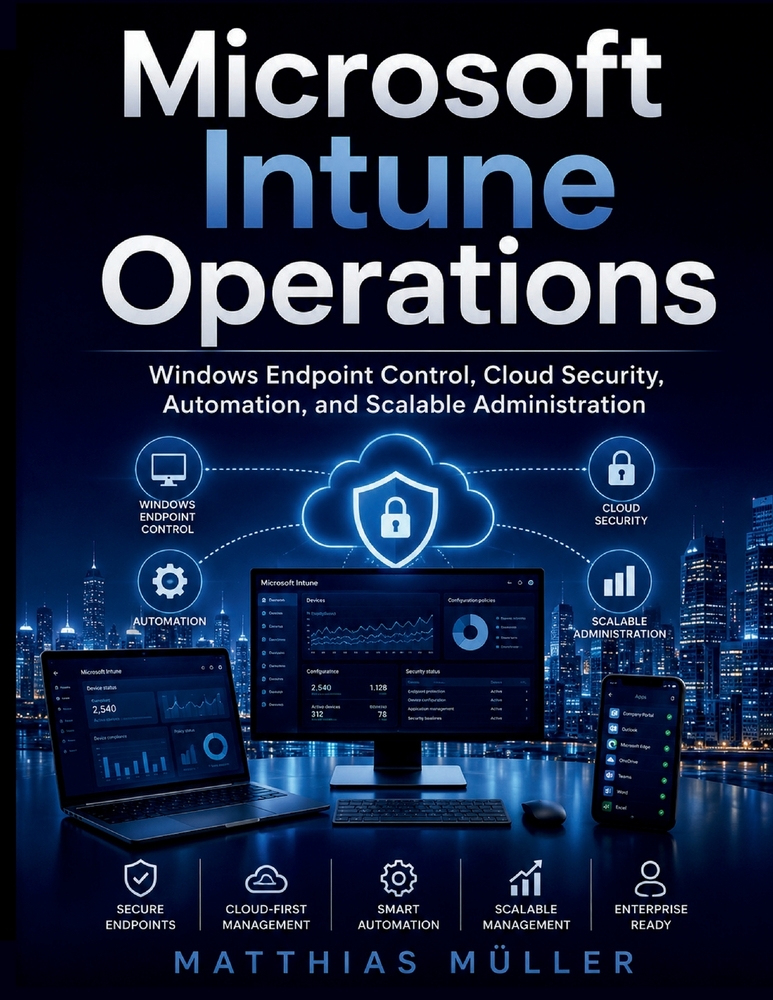 Microsoft Intune Operations: Windows Endpoint Control, Cloud Security, Automation, and Scalable Administration cover