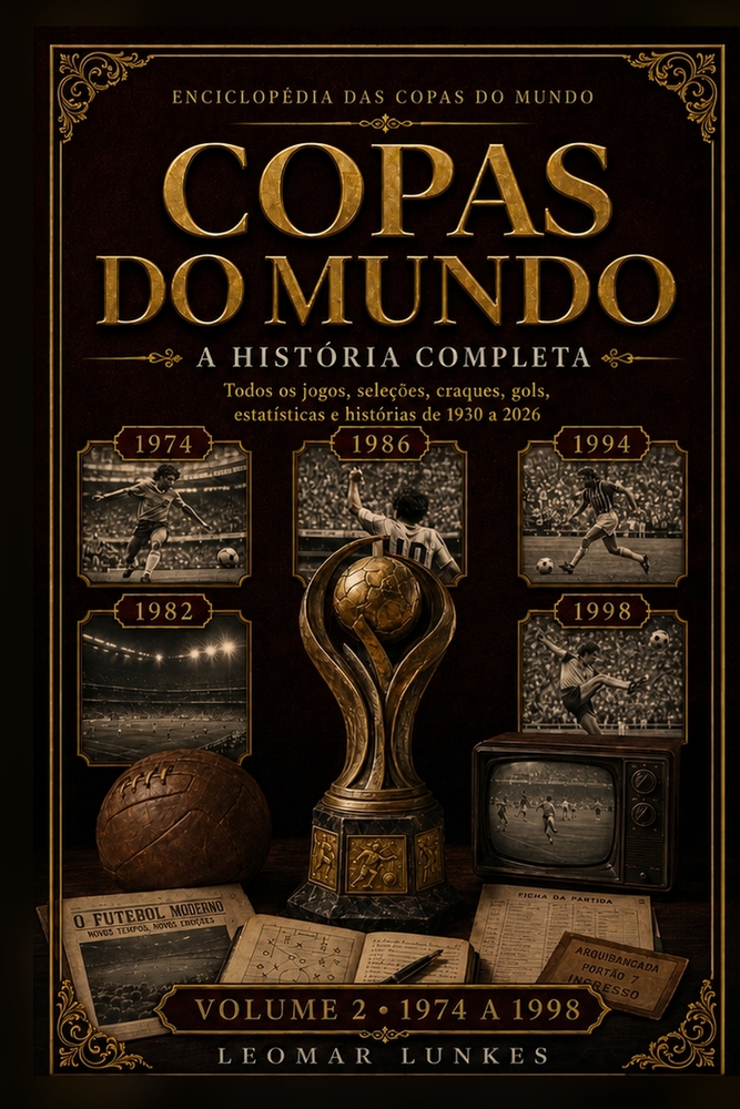 Copas do Mundo: A História Completa - Volume 3: Todos os jogos, seleções, craques, gols, estatísticas e histórias de 1930 a 2026 cover