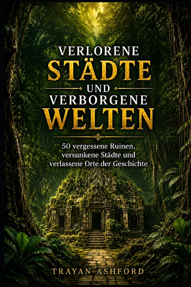 Verlorene Städte Und Verborgene Welten: 50 vergessene Ruinen, versunkene Städte und verlassene Orte der Geschichte cover