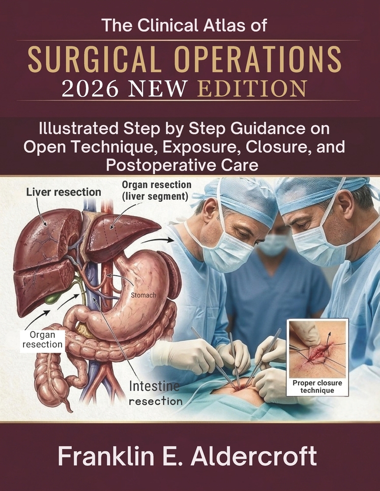 The Clinical Atlas of Surgical Operations 2026: Illustrated Step by Step Guidance on Open Technique, Exposure, Closure, and Postoperative Care cover