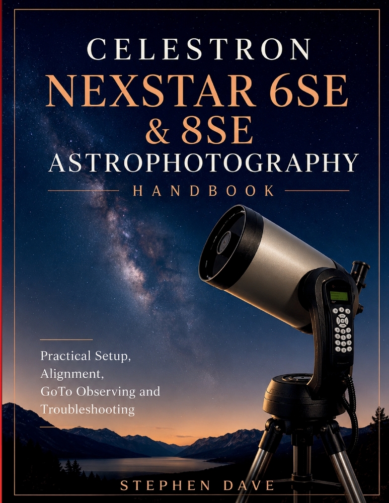 Celestron NexStar 6SE & 8SE Astrophotography Handbook: Practical Setup, Alignment, GoTo Observing and Troubleshooting cover