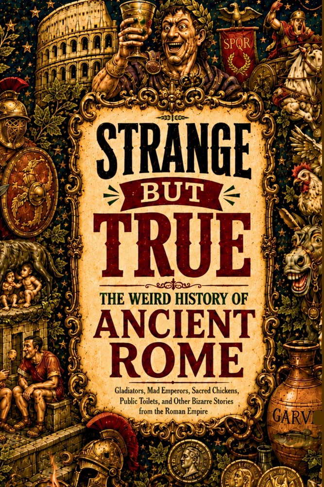 Strange But True: THE WEIRD HISTORY OF ANCIENT ROME: Gladiators, Mad Emperors, Sacred Chickens, Public Toilets, and Other Bizarre Stories from the Rom cover