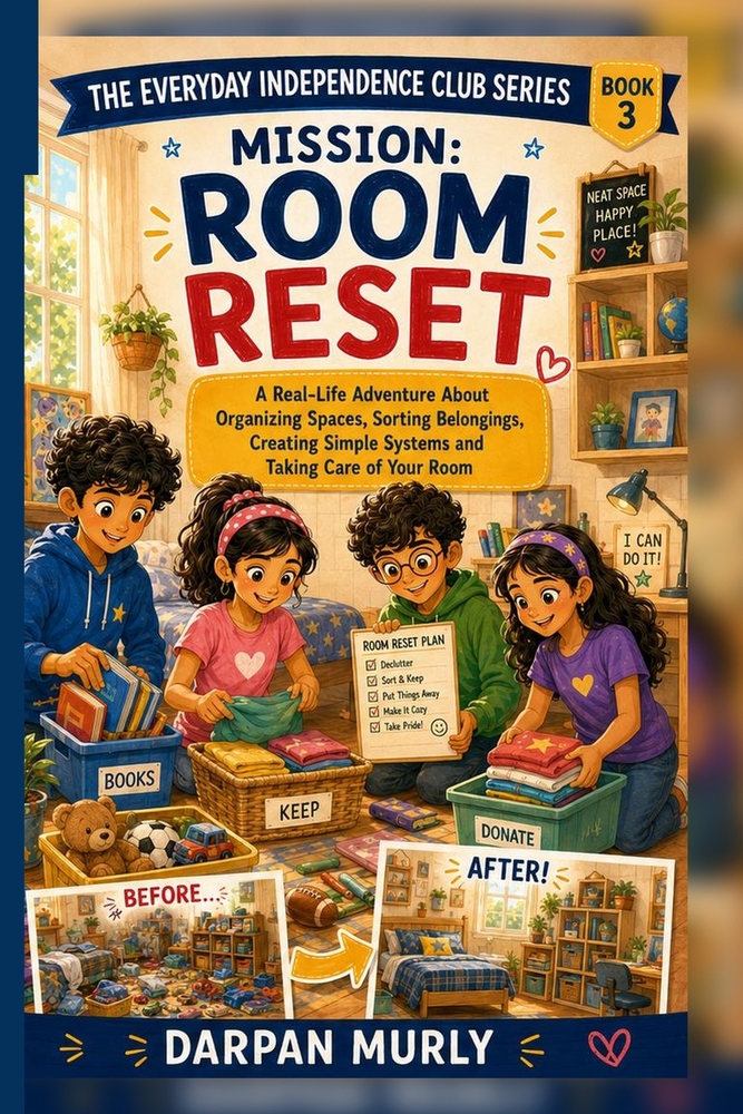 Mission: Room Reset: A Real-Life Adventure About Organizing, Taking Responsibility, Creating Space to Think and Feeling Proud of Your Space cover