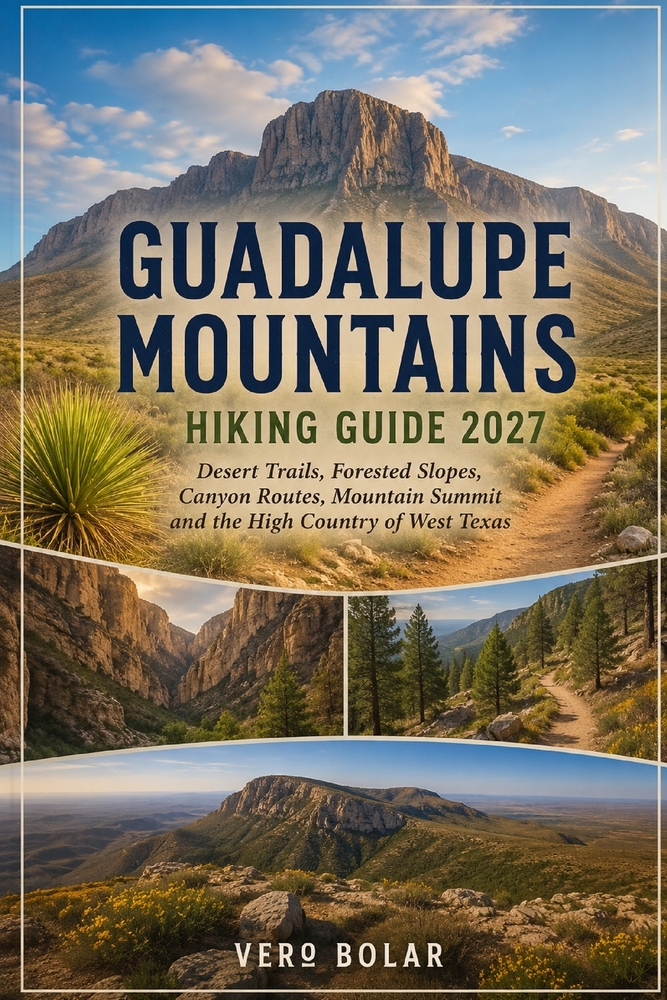 Guadalupe Mountains Hiking Guide 2027: Desert Trails, Forested Slopes, Canyon Routes, Mountain Summit and the High Country of West Texas cover