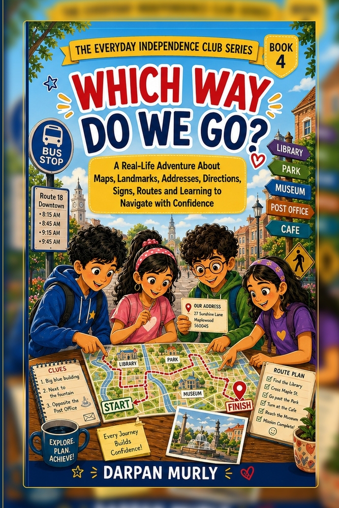 Which Way Do We Go?: A Real-Life Adventure About Maps, Directions, Landmarks, Addresses and Safe Wayfinding cover