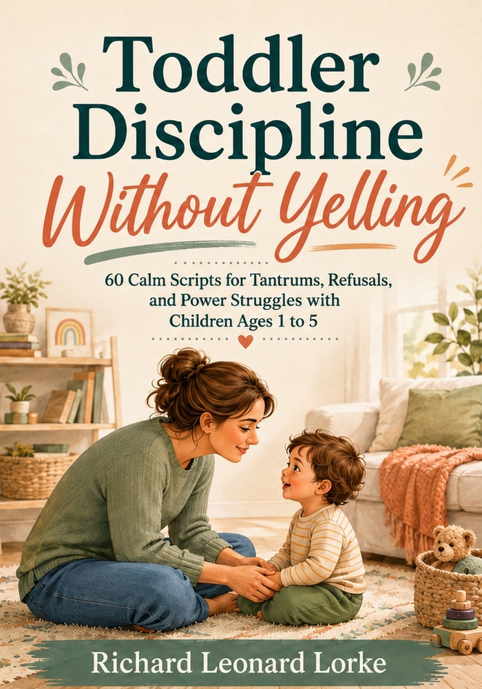 Toddler Discipline Without Yelling: 60 Calm Scripts for Tantrums, Refusals, and Power Struggles with Children Ages 1 to 5 cover