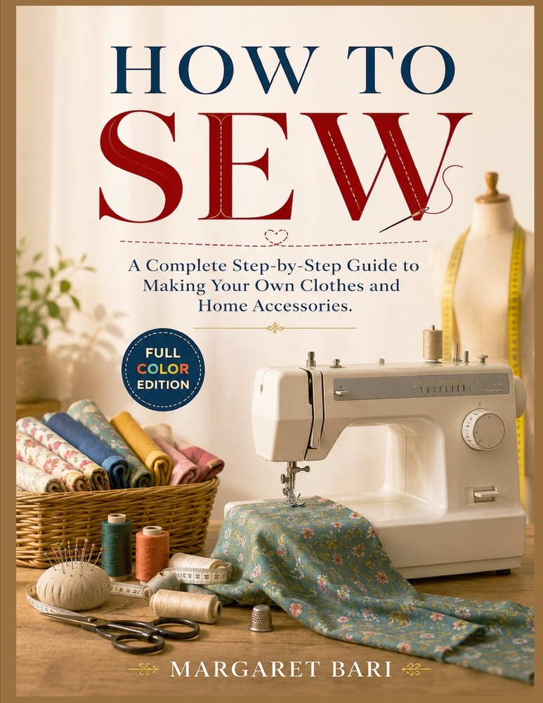 How to Sew: A Complete Step-by-Step Guide to Making Your Own Clothes and Home Accessories. cover