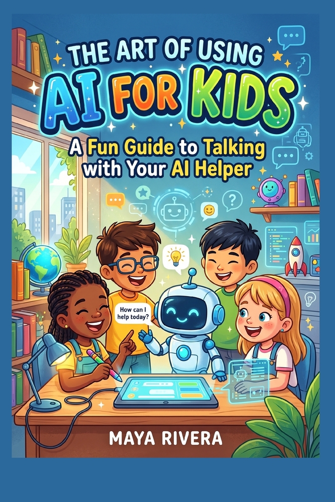The Art of Using AI for Kids: A Fun Guide to Talking with Your AI Helper cover