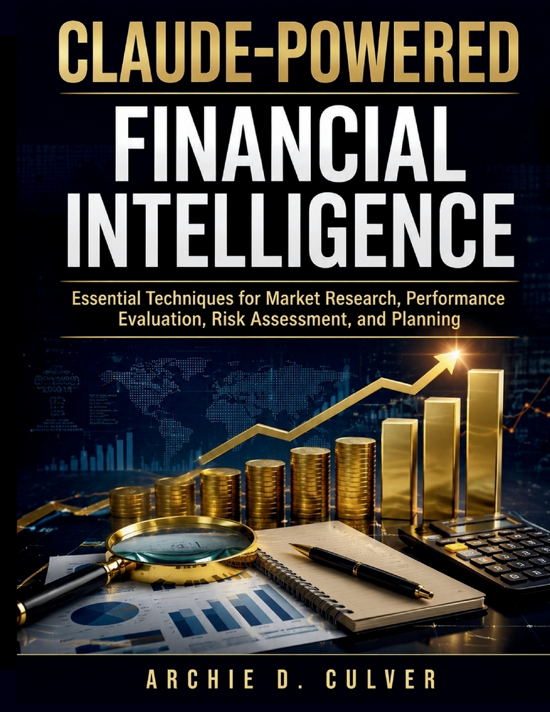 Claude-Powered Financial Intelligence: Essential Techniques for Market Research, Performance Evaluation, Risk Assessment, and Planning cover