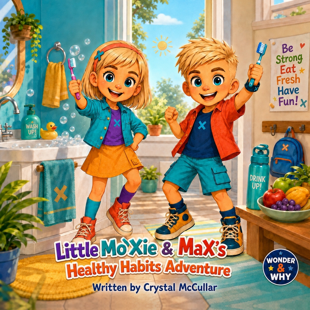 Little MoXie & MaX's Healthy Habits Adventure cover