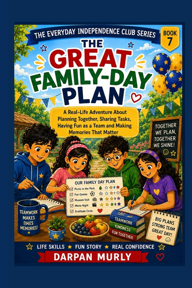 The Great Family-Day Plan: A Real-Life Adventure About Planning an Event, Sharing Responsibilities, Preparing Ahead and Adapting When Plans Change cover