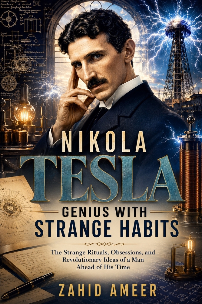 Nikola Tesla: Genius with Strange Habits: The Strange Rituals, Obsessions, and Revolutionary Ideas of a Man Ahead of His Time cover