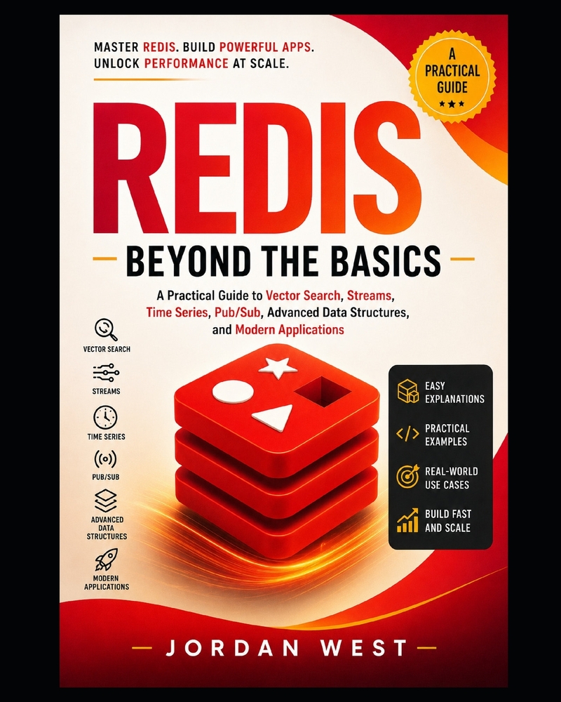 Redis Beyond the Basics: A Practical Guide to Vector Search, Streams, Time Series, Pub/Sub, Advanced Data Structures, and Modern Applications cover