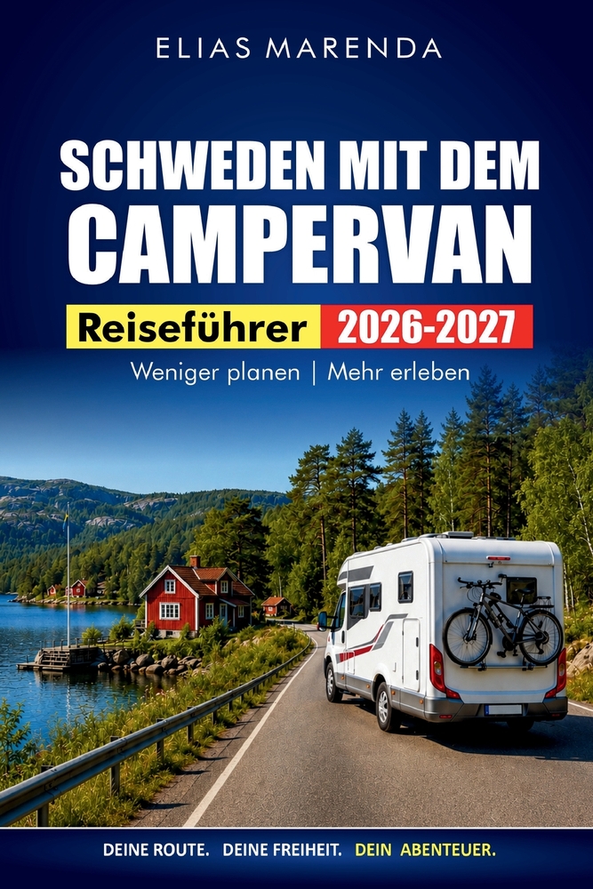 Schweden Mit Dem Campervan 2026-2027: Landschaftlich reizvolle Fahrrouten, Wildcampingplätze, Fährtipps und saisonale Routen von Stockholm nach Lappla cover
