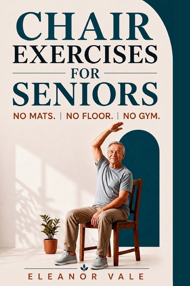 Chair Exercises for Seniors: A 4-Week Seated Program for Seniors Over 60 to Build Strength, Improve Mobility and Balance, and Move with Confidence cover