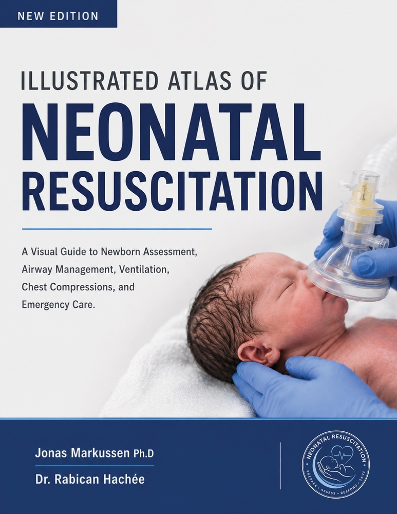 Illustrated Atlas of Neonatal Resuscitation: A Visual Guide to Newborn Assessment, Airway Management, Ventilation, Chest Compressions, and Emergency C cover