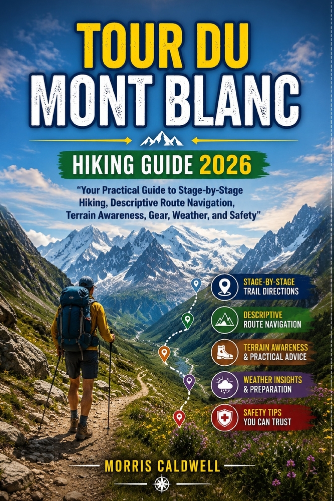 Tour Du Mont Blanc Hiking Guide 2026: "Your Practical Guide to Stage-by-StageHiking, Descriptive Route Navigation, Terrain Awareness, Gear, Weather, a cover