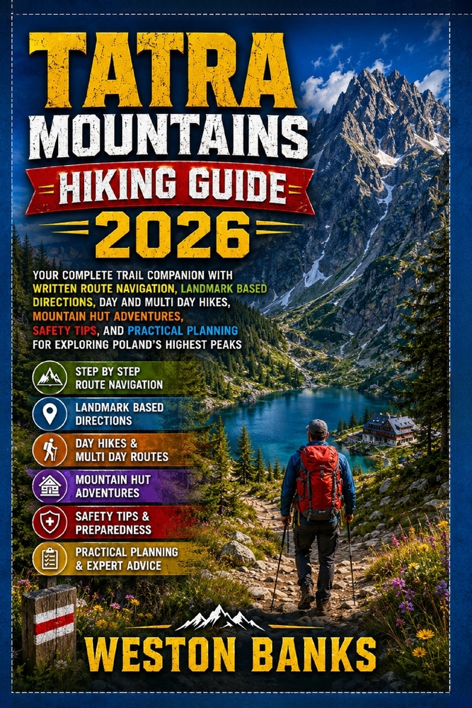 Tatra Mountains Hiking Guide 2026: Your Complete Trail Companion with Written Route Navigation, Landmark Based Directions, Day and Multi Day Hikes, Mo cover